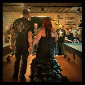 Plus size mermaid wedding dress